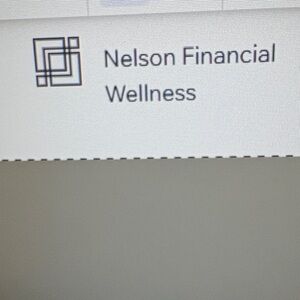 Nelson Financial Wellness Logo Sign